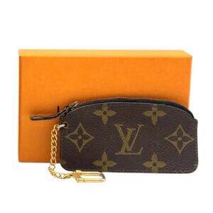 Louis Vuitton Monogram Old Pochette Cles Coin Case W/Box